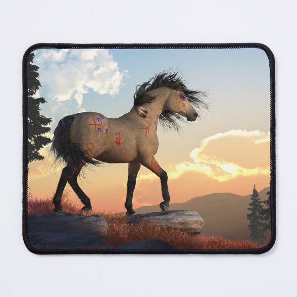 Item preview, War Horse and Peaceful Dawn designed and sold by Daniel Eskridge.