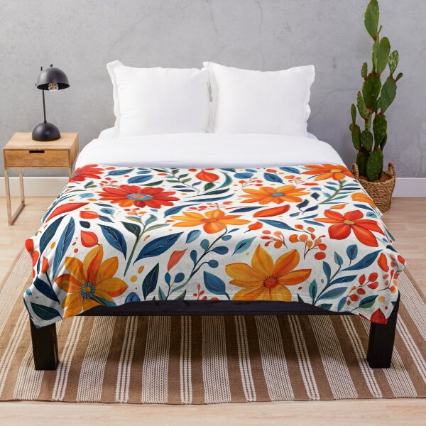 Item preview, Gouache Flowers Pattern. designed and sold by ARichArts.