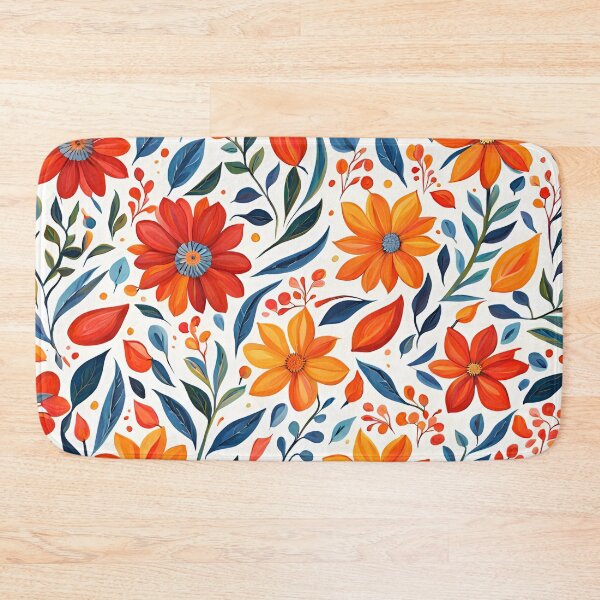 Item preview, Gouache Flowers Pattern. designed and sold by ARichArts.