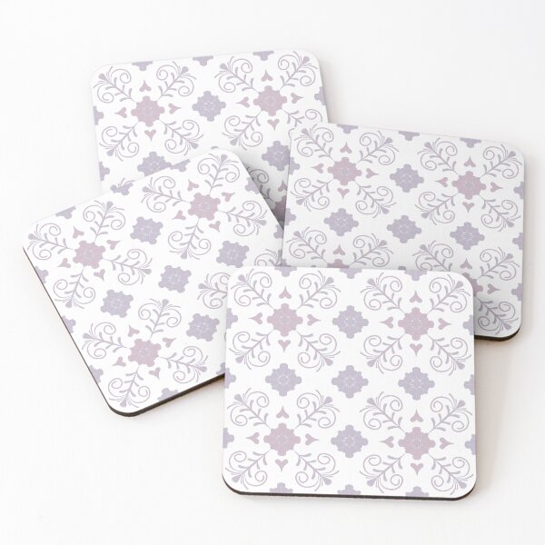 Item preview, Mediterranean Like Tile Design in soft pink purple tones designed and sold by OaktreeStudio.