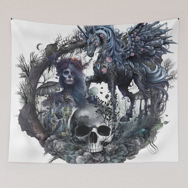Item preview, Fantasy skull designed and sold by NaturalAlchemy.