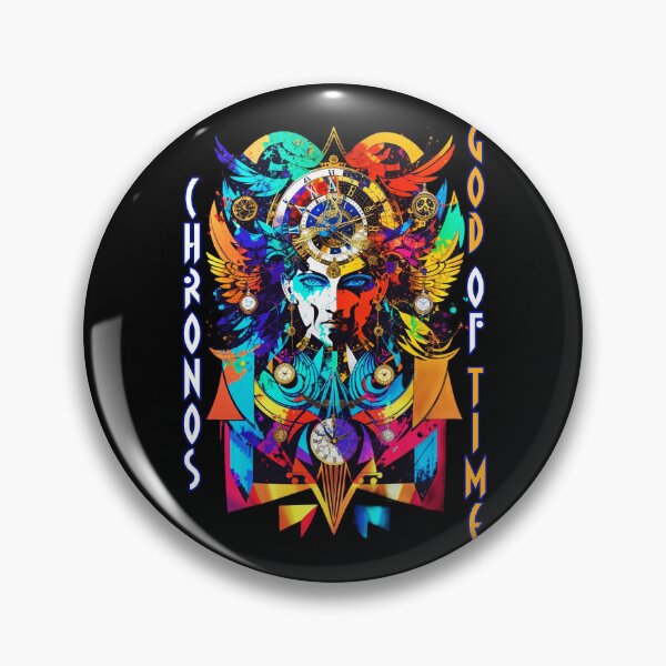Item preview, Chronos Greek Father of Time - Psychedelic  designed and sold by Ridiculam Toga.