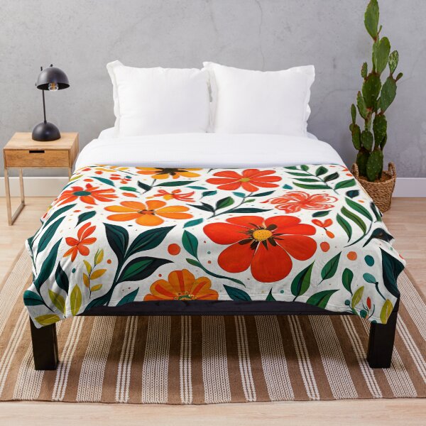 Item preview, Gouache Flowers Pattern. designed and sold by ARichArts.
