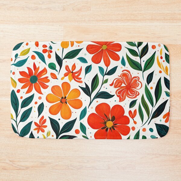 Item preview, Gouache Flowers Pattern. designed and sold by ARichArts.