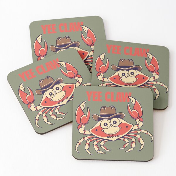 Item preview, Yee Claw Cowboy crab Yeehaw great gift idea Sticker designed and sold by lemamis.