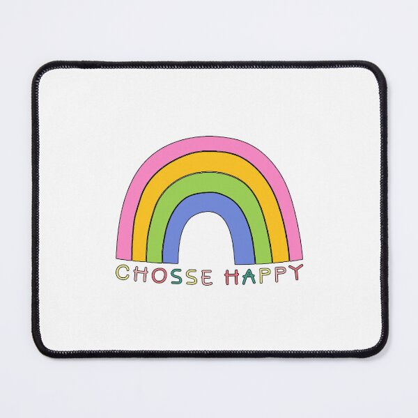 Item preview, Choose Happy Motivational Inspirational Quote designed and sold by Jesticker.