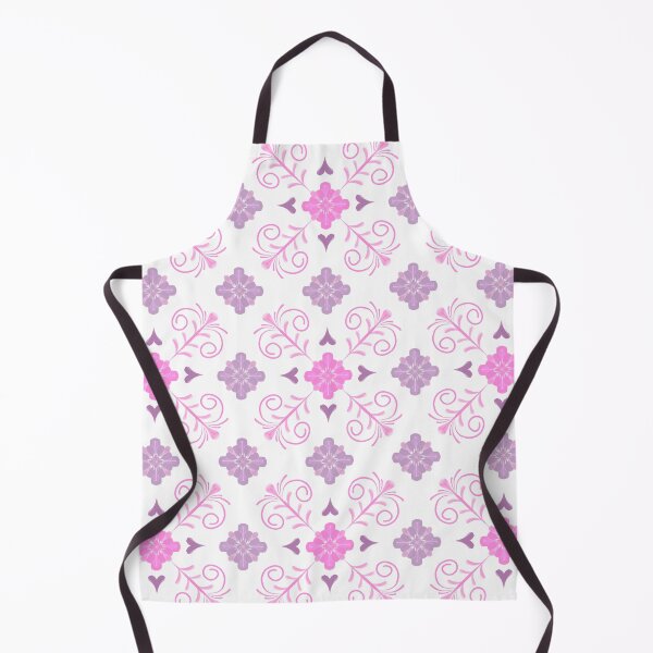 Item preview, Mediterranean Like Tile Design in soft fuchsia and lavender tones designed and sold by OaktreeStudio.