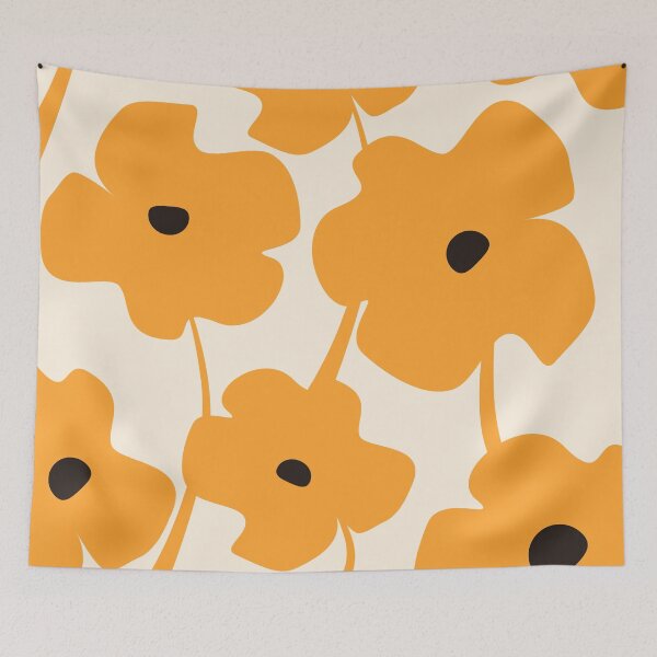 Item preview, Colourful abstract flowers designed and sold by Bimbombam.