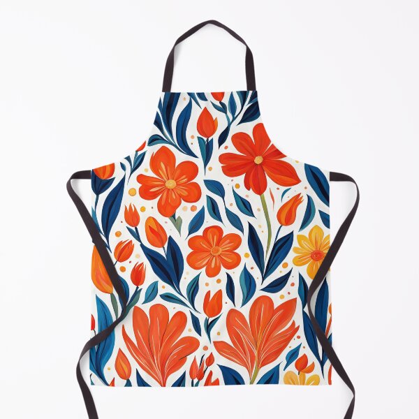 Item preview, Gouache Red Flowers Pattern. designed and sold by ARichArts.