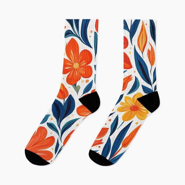 Item preview, Gouache Red Flowers Pattern. designed and sold by ARichArts.