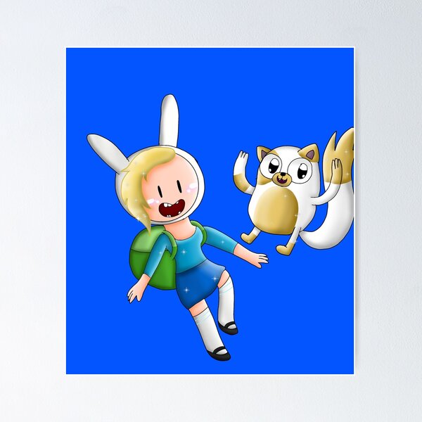 Adventure Time With Fionna and Cake Art Print Decor - POSTER 20x30