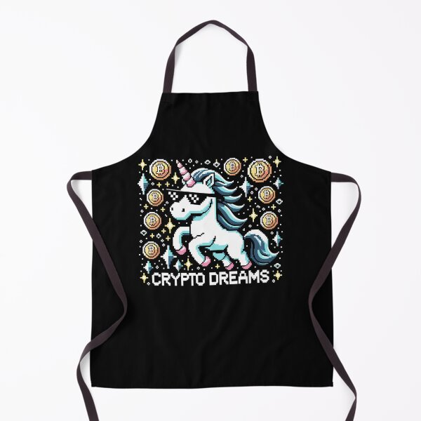 Item preview, Mystical Unicorn in the World of Crypto Dreams designed and sold by PixelPunkster.