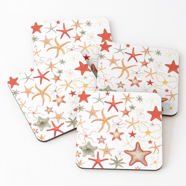 Item preview, The Epoch Collection Australian Starfish Sky from Echinoderms from Australia 1938 designed and sold by Coastal Garden Design Studio.