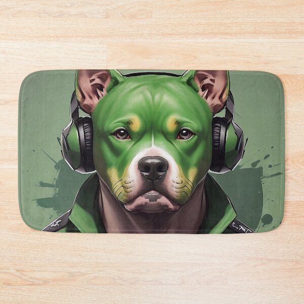Item preview, Green dog designed and sold by m-y-A-I-A-R-T-.