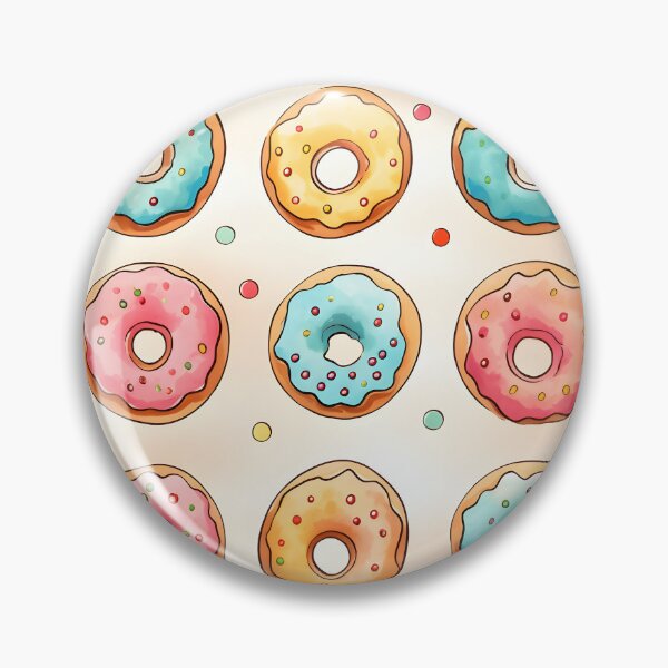 Aperçu de l'œuvre Modèle de beignet délicieux créée et vendue par SamDoesDesign.