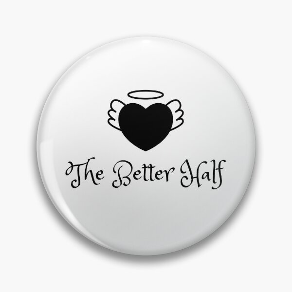 Item preview, The Better Half And The Other Half designed and sold by KarmeLoveArt.