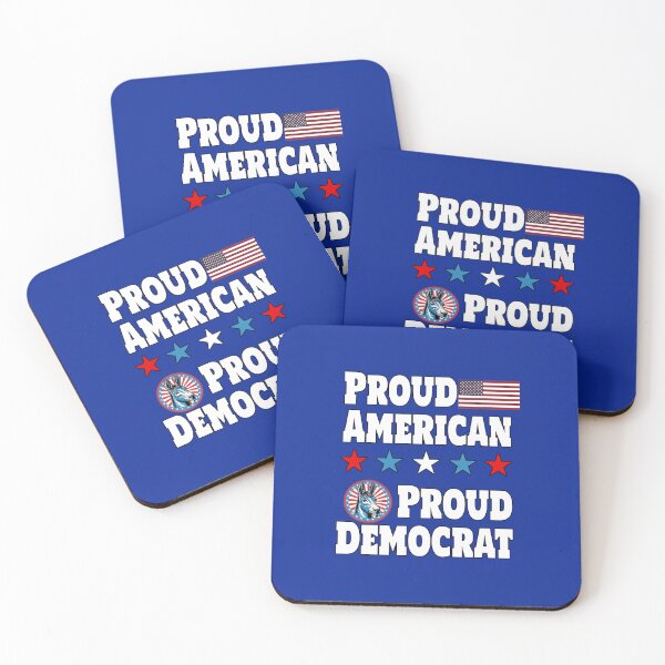 Item preview, Proud American Proud Democrat designed and sold by SiggyZiggy.