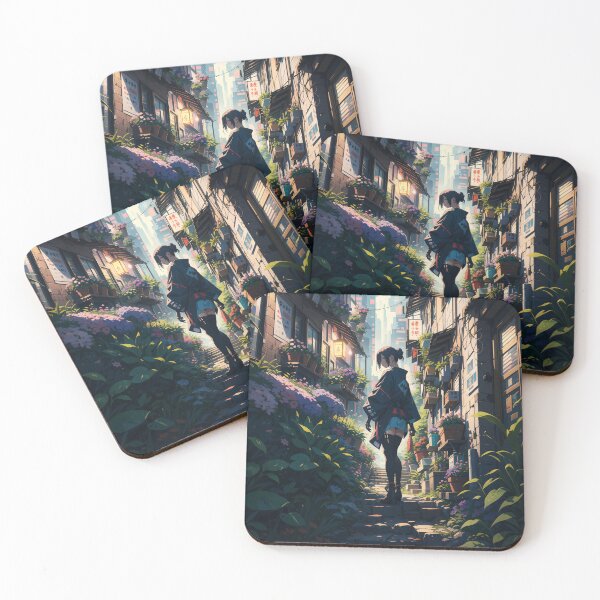 Item preview, Japanese Cyberpunk - Verdant City designed and sold by Shirobee.