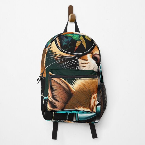 Item preview, Sophisticat - Obra de arte de gato con gafas designed and sold by StickerDonArt.
