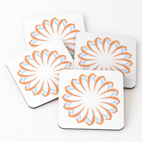 Item preview, orange flower designed and sold by Meo Design.
