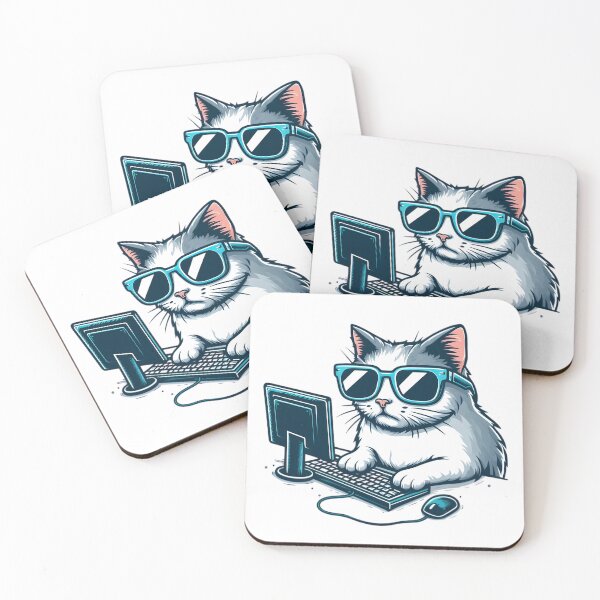 Item preview, Funny Hacker Cat designed and sold by ArisaHong.