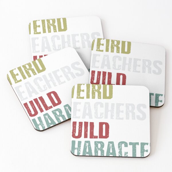 Item preview, Weird teachers build character designed and sold by Bennethfelix.