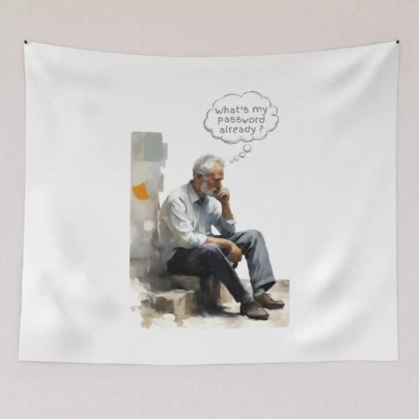 Item preview, Funny Forgot Password Design designed and sold by StickyBastardz.