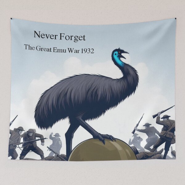 Item preview, Great Emu War Never Forget designed and sold by SilverFrog.