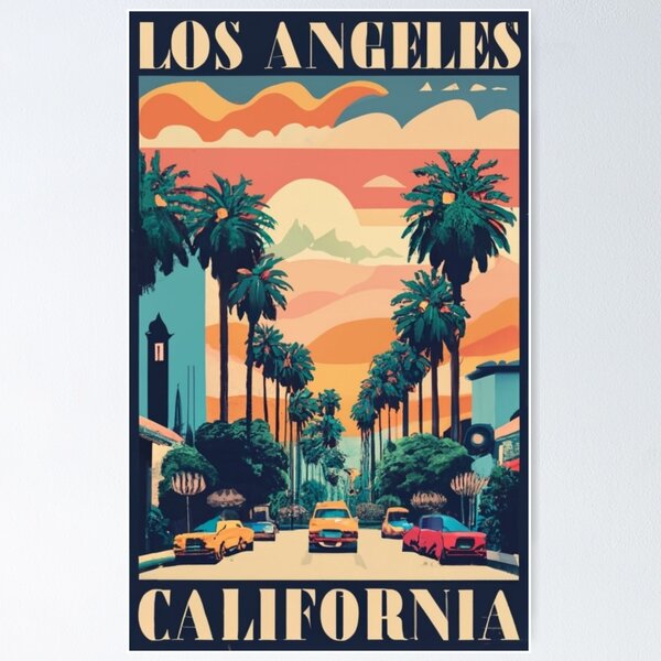 A Vintage Travel Art of Los Angeles - California - US Poster