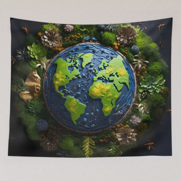 Item preview, Earth Mandala #2 designed and sold by GammarayPrints.
