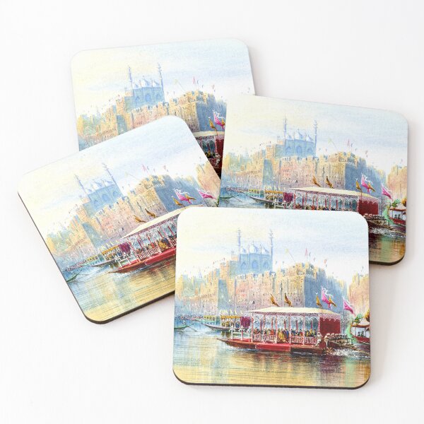 Item preview, Benares/Varanasi by Nicholas Chevalier designed and sold by RocketshipRetro.