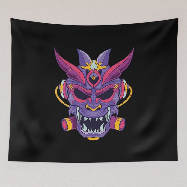 Item preview, Oni Mask Mecha Urban Clothing designed and sold by Streetkingstore.
