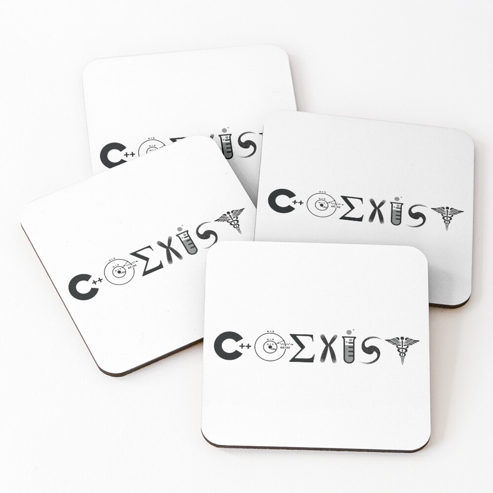Item preview, Coasters (Set of 4) designed and sold by ScienceCorner.