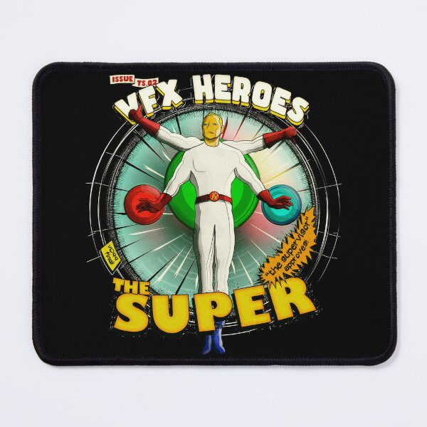 Item preview, Comic book Superhero replica cover - VFX HEROES - The Super designed and sold by THE FEZZLER.