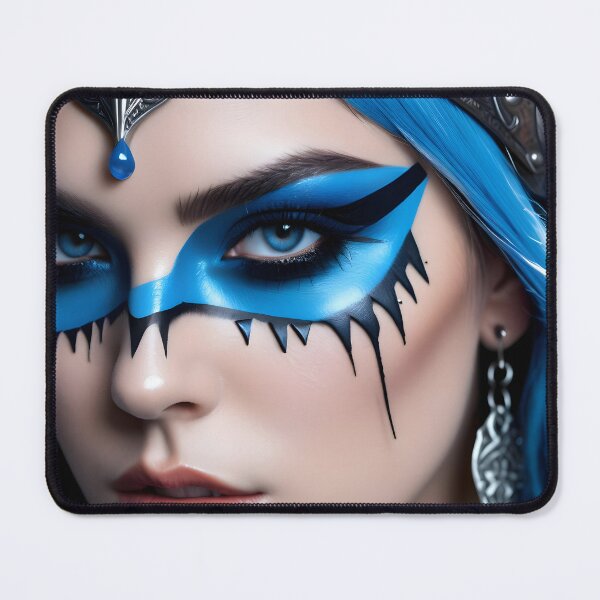 Item preview, Frostfire Beauty: The Viking Shieldmaiden with Glacial Grace designed and sold by PosterManiaRo.