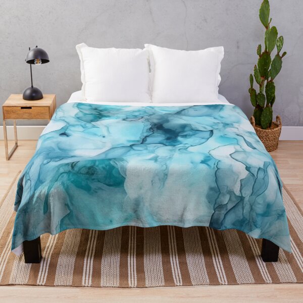 Item preview, Blue Ink Abstract Pattern designed and sold by Blue-Banana.
