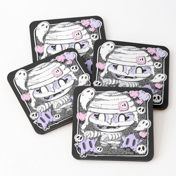 Item preview, Mim the zombie mummy in kawaii style designed and sold by studiomogwai.