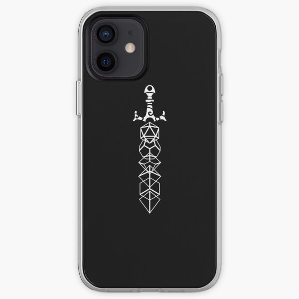 Minimalist RPG Dice Tabletop Gaming - Dungeon Armory iPhone Soft Case