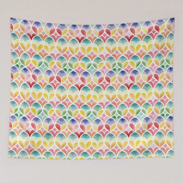 Item preview, Colorful leaf seamless pattern 05 designed and sold by Phumtanis66.