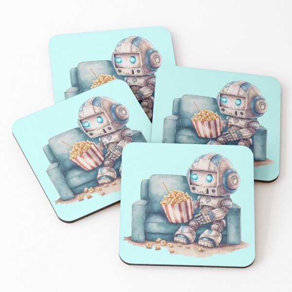 Item preview, Colorful Retro Robot designed and sold by ZenEvoke.