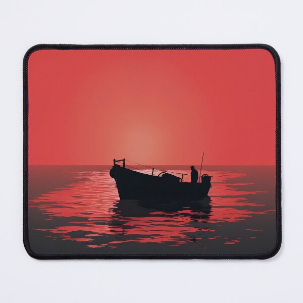 Item preview, Red and black boat designed and sold by Art91design.