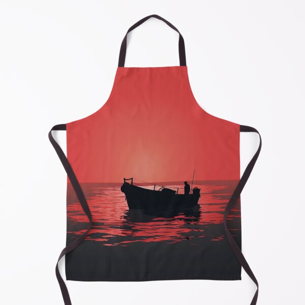 Item preview, Red and black boat designed and sold by Art91design.