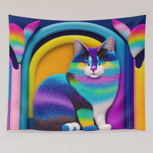 Item preview, Fluffy cat designed and sold by M-Y-A-R-T-.