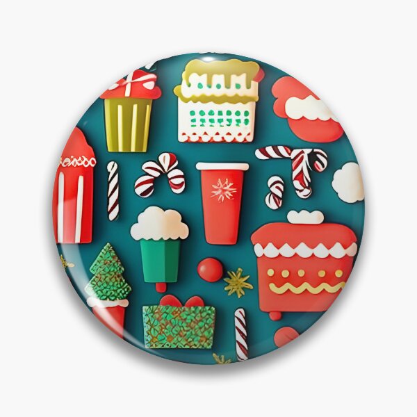 Item preview, A very merry assortment of traditional Christmas holiday elements pattern  designed and sold by 29Bumblebee.