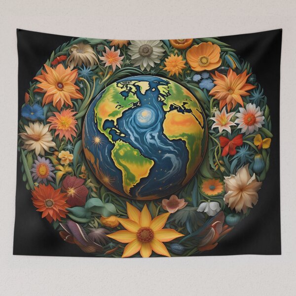 Item preview, Earth Mandala #3 designed and sold by GammarayPrints.