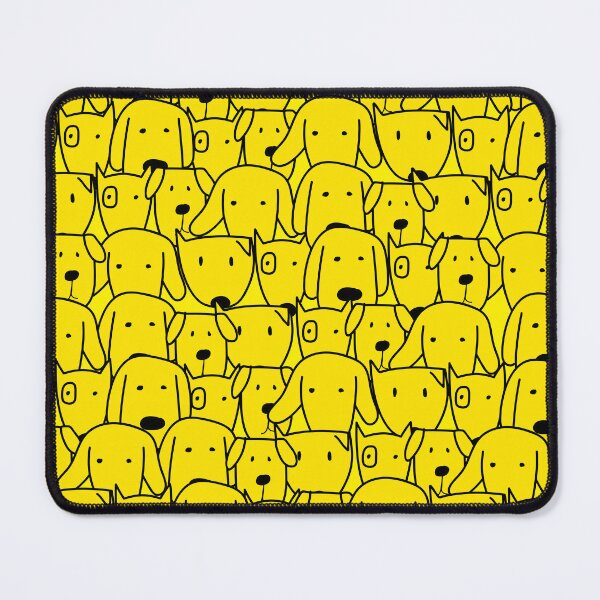 Item preview, cute yellow dogs patterns designed and sold by CreativityClub.