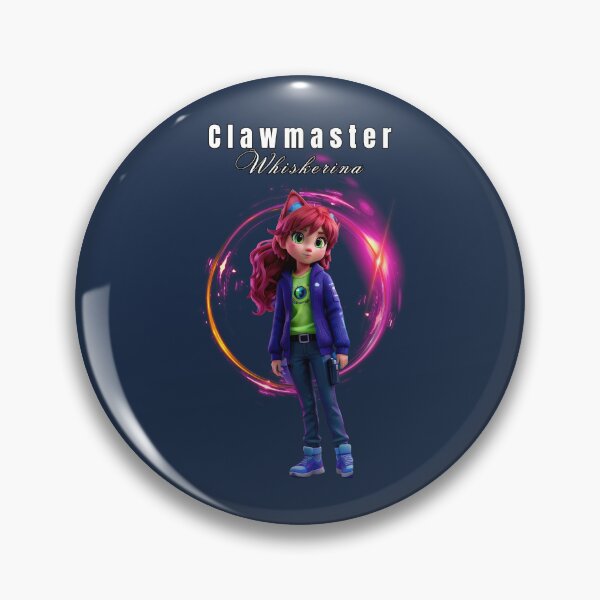 Item preview, ClawMaster: Whiskerina, the chief of Meow-sions Unpaw-sible, Cute Undercover Cat Agent  designed and sold by PING 999 STUDIO.