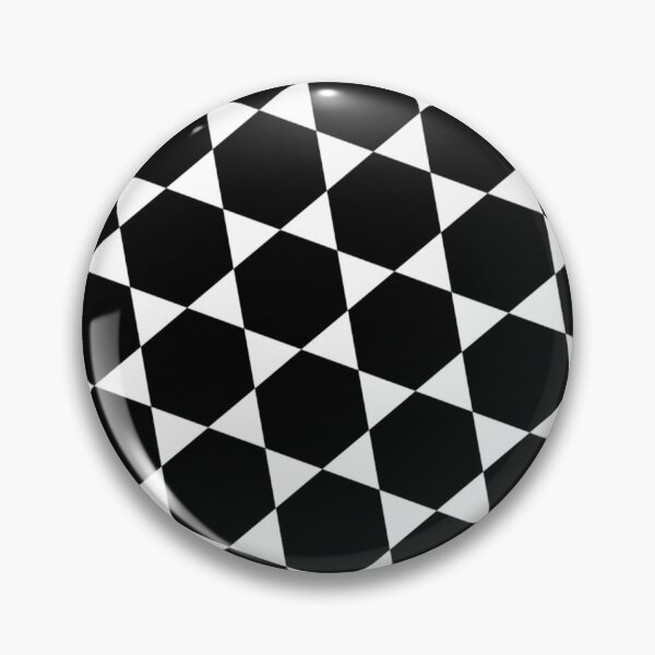 Item preview, Black and White Hexagon Triangle Honeycomb Stars Pattern  designed and sold by PenguinForests.