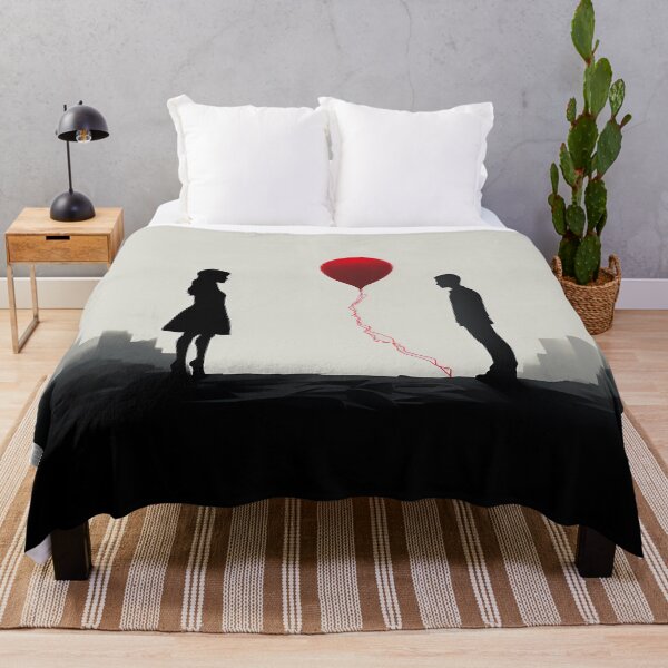Item preview, Banksy woman and man red balloon designed and sold by Art91design.