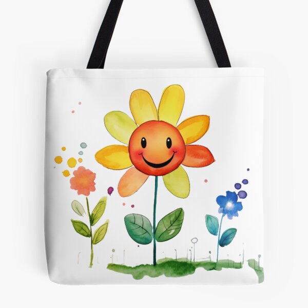 Item preview, Pradera de flores sonrientes designed and sold by Mike-the-guide.